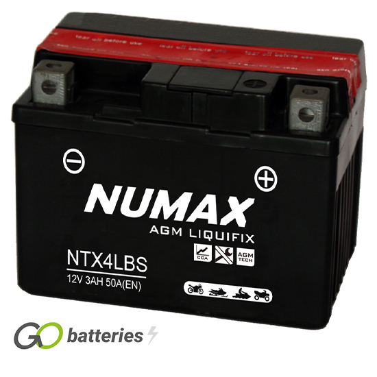 YTX4L-BS Lithium Replacement Battery compatible with KTM 300 XC