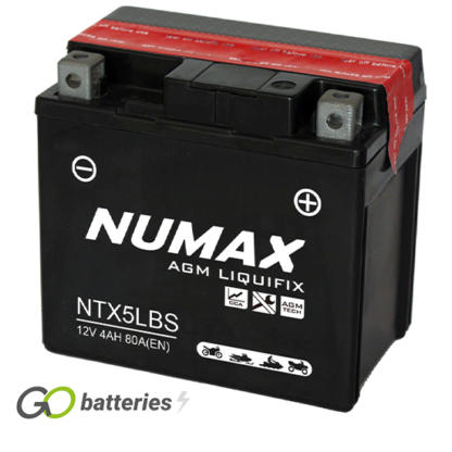 Numax YTX5L-BS (NTX5LBS) 12 volt