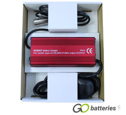 Numax 24V 4A Mobility Scooter Battery Charger - Image 2