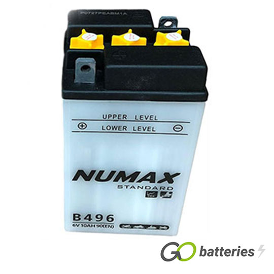 B49-6 Numax Motorcycle Battery 6V 10Ah (B496)