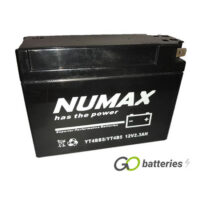 YT4B-BS Numax AGM Motorcycle Battery 12V 2.3Ah (YT4BBS)