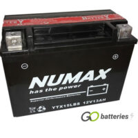 YTX15L-BS Numax AGM Motorcycle Battery 12V 13Ah (NTX15L-BS)  (YTX15LBS)