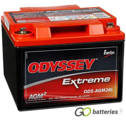 ODS-AGM28L Odyssey Extreme Battery 12V 28Ah (PC925) - Image 2