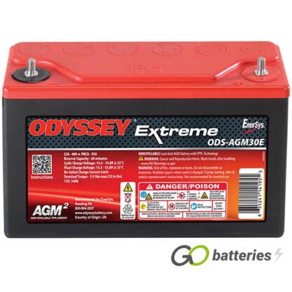 ODS-AGM30E Odyssey Extreme Battery 12V 34Ah (PC950) - Image 2