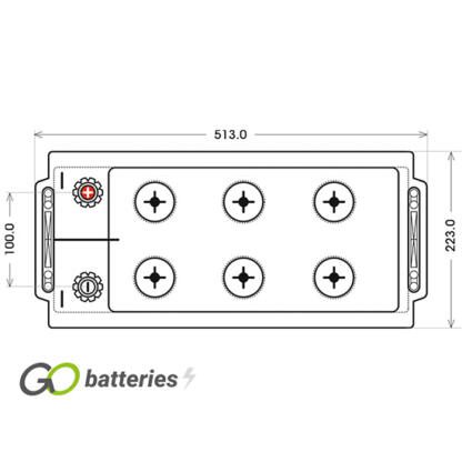 B90 Varta Promotive EFB Battery 12V 180Ah 690 500 105 (629SHD) - Image 4