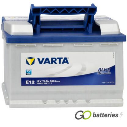 E12 Varta Blue Dynamic Battery 12V 74Ah 574 013 068 (096R) - Image 3