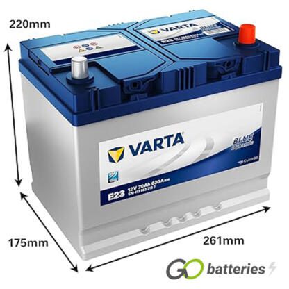 E23 Varta Blue Dynamic Battery 12V 70Ah 570 412 063 (068) - Image 5