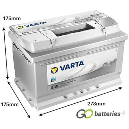E38 Varta Silver Dynamic Battery 12V 74Ah 574 402 075 (100) - Image 5