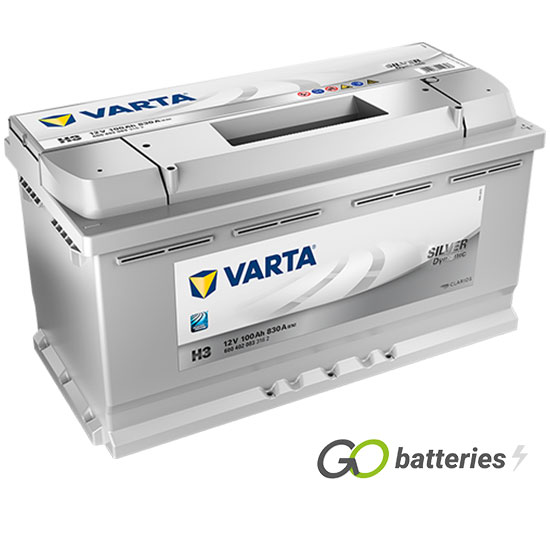 H3 Varta Silver Dynamic Battery 12V 100Ah 600 402 083 019