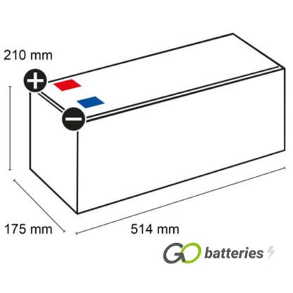 I2 Varta Promotive Heavy Duty Battery 12V 110Ah 610 013 076 (615) - Image 4