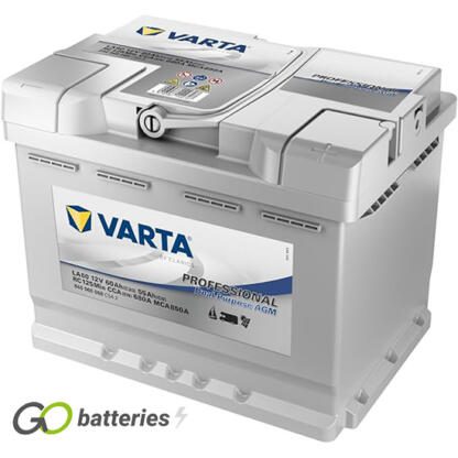 LA60 Varta Professional Dual Purpose AGM Leisure Battery 840 060 068 - Image 2