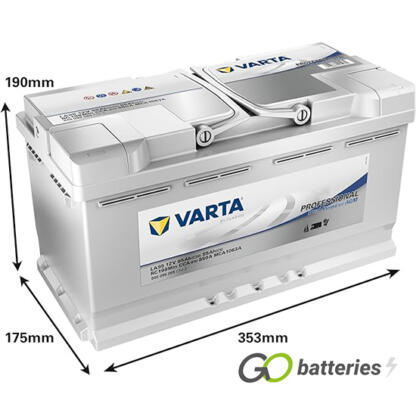 LA95 Varta Professional Dual Purpose AGM Leisure Battery 840 095 085 - Image 5