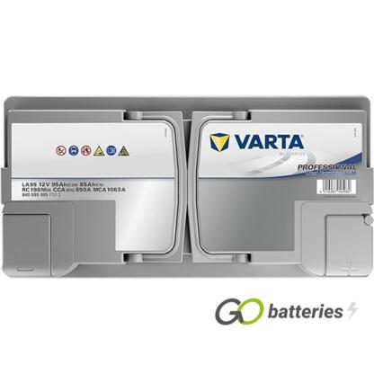 LA95 Varta Professional Dual Purpose AGM Leisure Battery 840 095 085 - Image 4