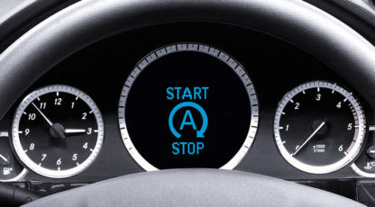 Start-Stop Battery Logo, showing this battery is suitable for Start-Stop vehicles.