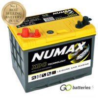 XDC24MF Numax Sealed Leisure Battery 12V 80Ah