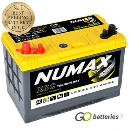 XDC27MF Numax Sealed Leisure Battery 12V 95Ah