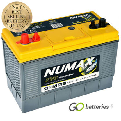 XDC31MF Numax Sealed Leisure Battery 12V 105Ah