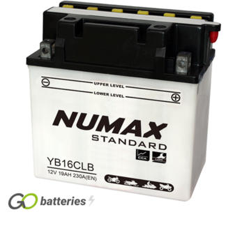 YTX20L-BS Numax AGM Motorcycle Battery 12V 18Ah (NTX20L-BS) (NTX20LBS)  (YTX20LBS)