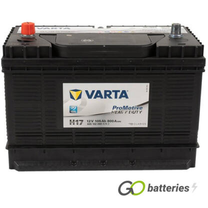H17 Varta Promotive Heavy Duty Battery 12V 105Ah 605 102 080 - Image 2
