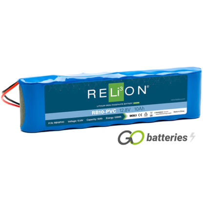 RB10PVC Relion Lithium LiFePO4 12V 10Ah Battery