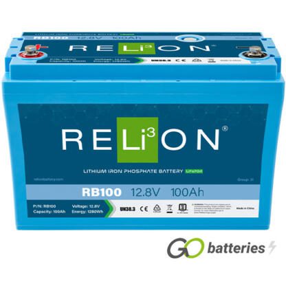 RB100 Relion Lithium LiFePO4 12V 100Ah Battery - Image 2