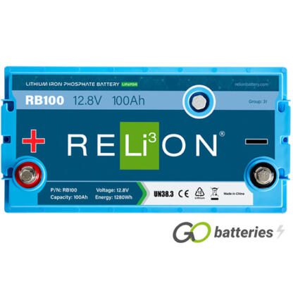 RB100 Relion Lithium LiFePO4 12V 100Ah Battery - Image 3