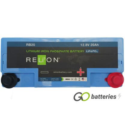 RB20 Relion Lithium LiFePO4 12V 20Ah Battery - Image 2