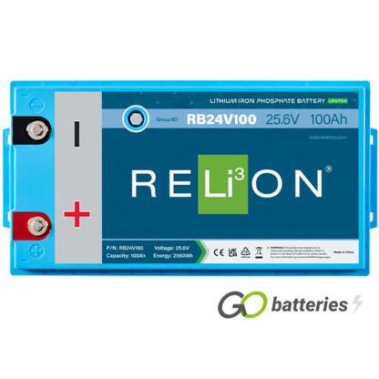RB24V100 Relion Lithium LiFePO4 24V 100Ah Battery - Image 3