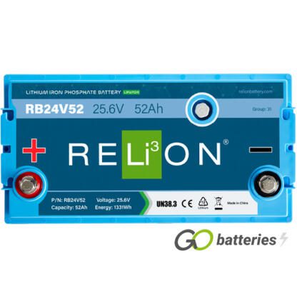 RB24V52 Relion Lithium LiFePO4 24V 52Ah Battery - Image 2