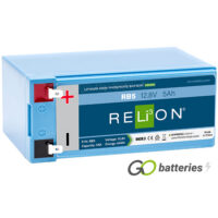 RB5 Relion Lithium LiFePO4 12V 5Ah Battery