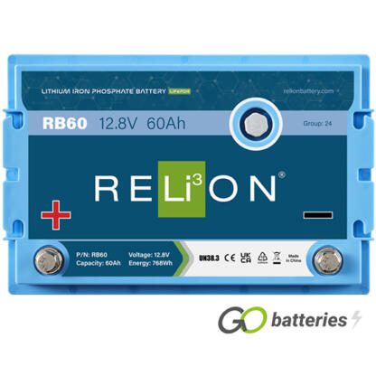 RB60 Relion Lithium LiFePO4 12V 60Ah Battery - Image 3