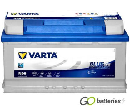 N95 Varta Blue Dynamic Start-Stop EFB Battery 12V 95Ah 595 500 085 (019EFB) - Image 2