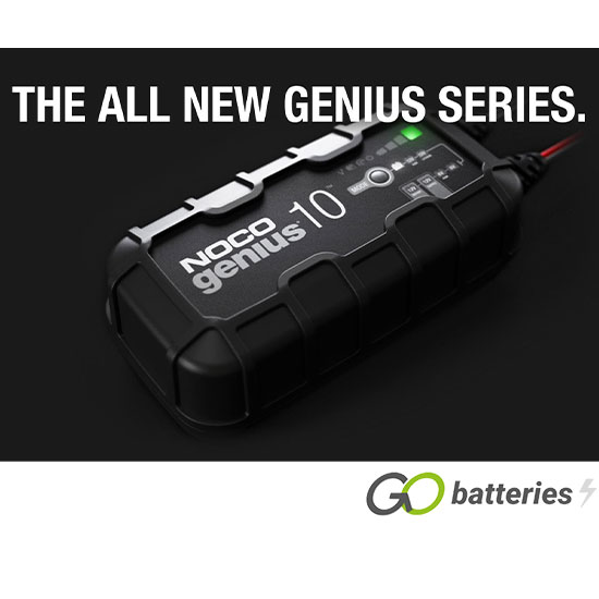 NOCO GENIUS 10UK 6V/12V 10-Amp Fully Automatic Smart Battery