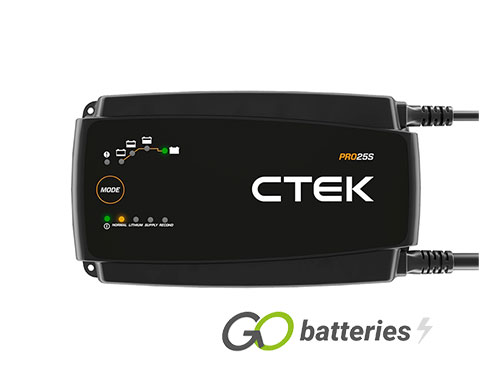 CTEK PRO25S 12V 25-Amp Professional Charger - GoBatteries
