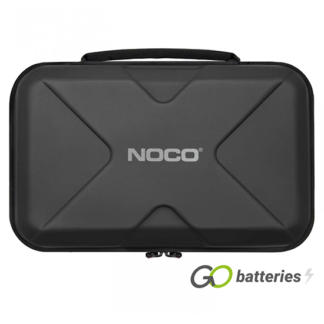Noco GBC015 EVA protective case for the Noco GB150, case is black with carrying handle.