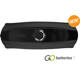 CTEK CS ONE 12 volt Adaptive charging technology. Black unit with LED front indicator.