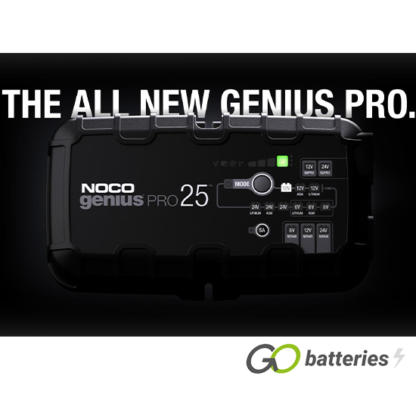 GENIUS PRO25 Noco 6/12/24V 25A Professional Battery Charger - Image 2