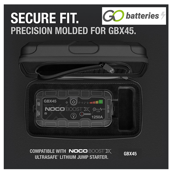 Noco Boost X GBX45 UltraSafe Lithium-Starthilfe + GBC101-Gehäuse +