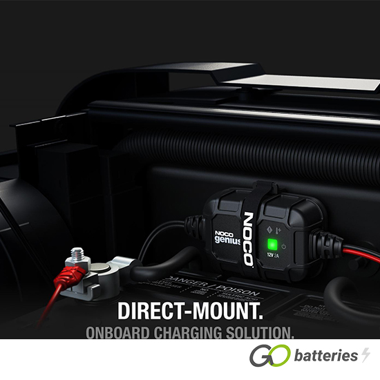 NOCO GENIUS 2D 12V 2-Amp Direct-Mount Battery Charger and Maintainer -  GoBatteries