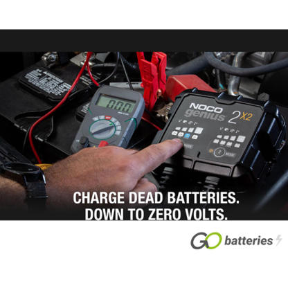 NOCO GENIUS 2X2 6V/12V 2-Amp 2-Bank Smart Battery Charger - Image 4