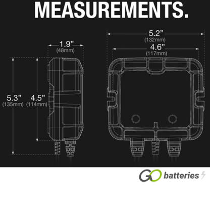 NOCO GENIUS 2X2 6V/12V 2-Amp 2-Bank Smart Battery Charger - Image 8