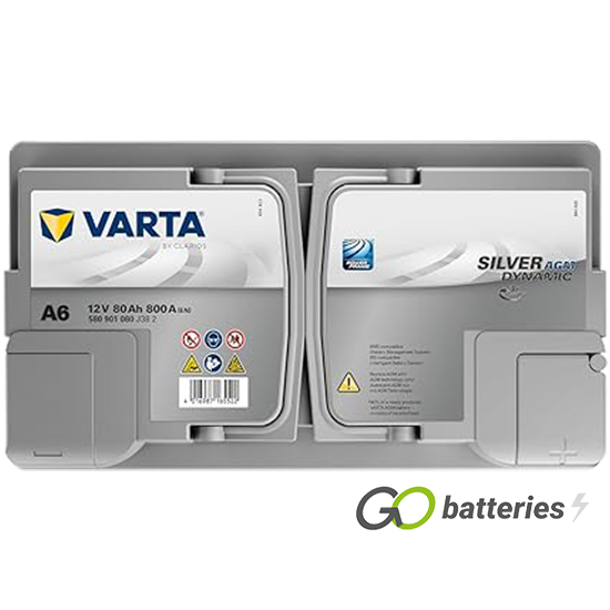 VARTA F21 (A6) Silver Dynamic AGM 580 901 080 Batteries voiture 80Ah