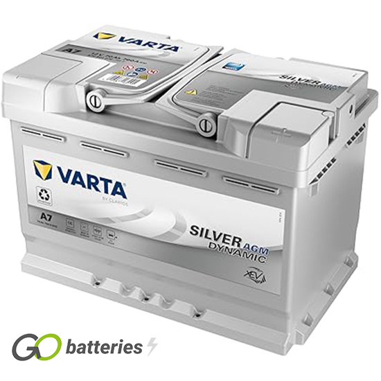 A7 Varta Silver Dynamic AGM Start-Stop Battery 12V 70Ah 570 901 076 (096AGM)