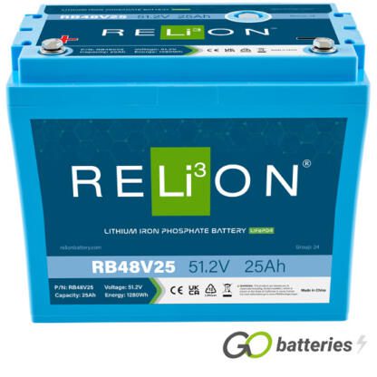 RB48V25 Relion Lithium LiFePO4 48V 25Ah Battery - Image 2