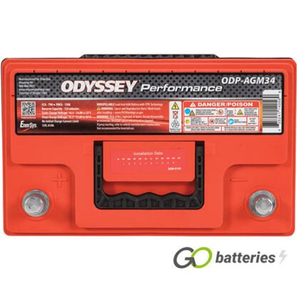 ODP-AGM34 Odyssey Performance Battery 12V 65Ah 34-790 - Image 4