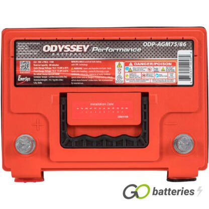 ODP-AGM75 86 Odyssey Performance Battery 12V 49Ah (75/86-705) - Image 4