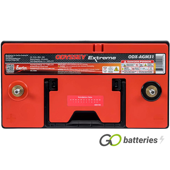 Batterie Odyssey PC2150 12v 100ah 1150A ODX-AGM31
