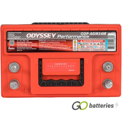 ODP-AGM34M Odyssey Marine Performance Battery 12V 65Ah 34M-790 - Image 4
