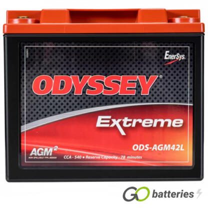 ODS-AGM42L Odyssey Extreme Series Battery 12V 42Ah (PC1200) - Image 2