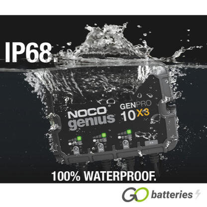 NOCO GENIUS GENPRO 10X3 12V 10-Amp 3-Bank On-Board Smart Battery Charger - Image 4